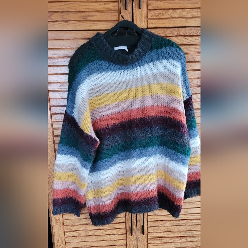 See By Chloe Colorful Striped Sweater